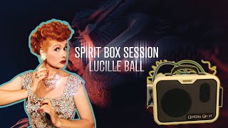 LUCILLE BALL Spirit Box Session. Lucy says "They Loved Me" through the Ghost Box. I Love Lucy!