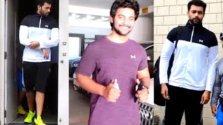 Varun Tej & Aadi Sai Kumar Spotted At Gym In Hyderabad || Silver Screen