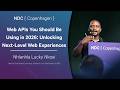 Web APIs You Should Be Using in 2026: Unlocking Next-Level Web Experiences - Nhlanhla Lucky Nkosi
