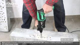 Test młotowiertarki Hitachi DH 26PC