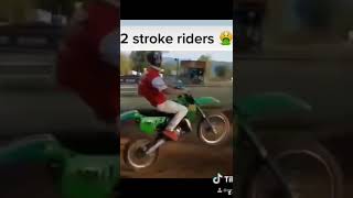2 stroke VS 4 stroke riders. #dirtbike #2stroke