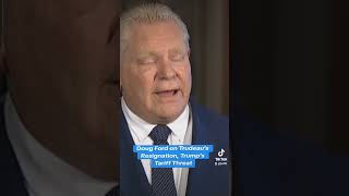 Ontario Premier Doug Ford on Trudeau’s Resignation, Trump’s Tariff Threat