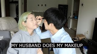 AboutZoeLee | HUSBAND DOES MY MAKEUP