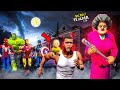 FRANKLIN AND SHINCHAN Fight With Scary Teacher School Test For Save Avengers in GTA 5 || GTA 5 TAMIL