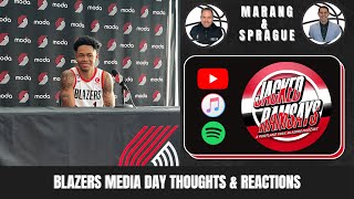 Blazers Media Day Reactions