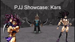 Pillar Man And Vampire Showcase Roblox Project Jojo - roblox project jojo how to get kars