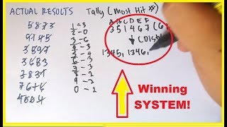 Winning Pick 4 Lottery - My Best Strategy System to win Everytime!