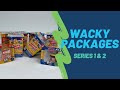 Wacky Packages Series 2 Unboxing Toy Review | TadsToyReview