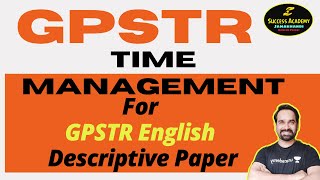 Time Management For GPSTR English Descriptive Paper.