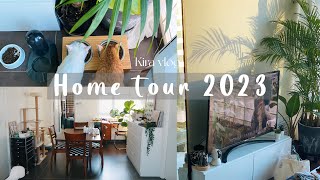 【Kira Vlog 】home tour 2023!!! 我又搬左屋呀！🐱極大轉變的黑白歐美風小宅🪴終於解決廁所的困擾🫠