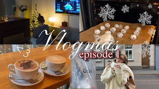 #vlogmas episode 1 ⭐️ Weihnachtsbaum schmücken, x-mas deco haul \u0026 Plätzchen backen | Lara Marie