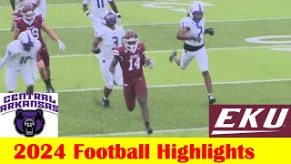 Central Arkansas vs Eastern Kentucky Football Game Highlights 11 9 2024