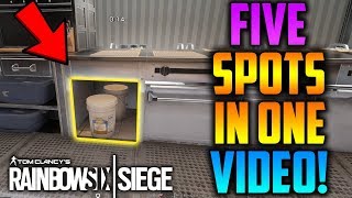 Five Rainbow Six Siege Spots In 1 Video!