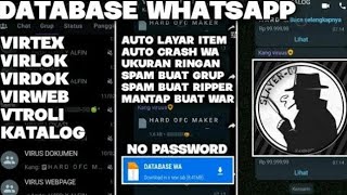 DATABASE VIRTEX DAN SLAYER07 GANAS AUTO LAG!! TERBARU 2024 NO PASSWORD