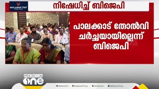 പാലക്കാട്ടെ ഉപതെരഞ്ഞെടുപ്പ് തോൽവി BJP നേതൃയോഗത്തിൽ ചർച്ച ചെയ്തെന്ന വാർത്ത നിഷേധിച്ച് K സുരേന്ദ്രൻ