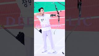 #장민호 #아육대 🏹양궁실력은 텐‼️ 얼굴은 엑스텐🏅✨ #shorts #240805