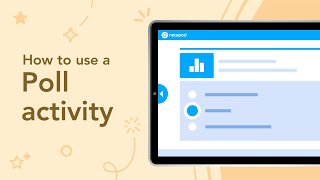 How to use a Poll activity in a Nearpod lesson