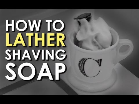 How to Lather Shaving Soap | AoM Instructional How to Lather Shaving Soap | AoM Instructional