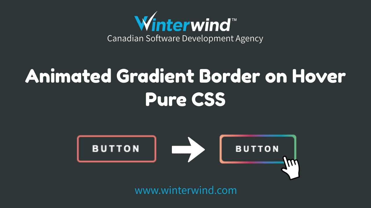Animated Gradient Border With CSS - YouTube