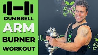 Arms Workout Burner Circuit with Adjustable Dumbbells | Biceps, Triceps & Forearms!