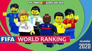 FIFA World Rankings 2020 • National Soccer Teams (Nov. 2020) in Lego Football Film