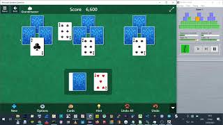 Solvitaire the Solitaire solver playing Tripeaks
