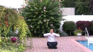 simple sitting posture qigong/chi kung 簡單坐功  简单坐功