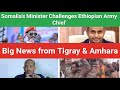 Somalia's Minister Challenges Ethiopian Military Chief | Big News from Tigray & Amhara