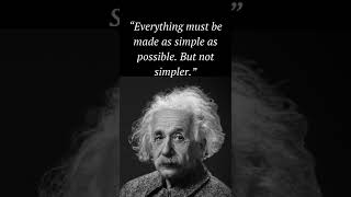 How much simplify?  #Einstein #Quotes #Shorts