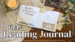2023 Reading Journal Set Up | New Journal Mid-Year! | Light Academia Vibes