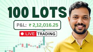 Option Buying With 100 Lots 🔥🔥 | Live Trading