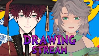 【 DRAWING STREAM 】Drawing Collab With @valeriawahlberg6958