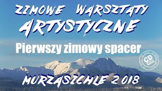 PIERWSZY ZIMOWY SPACER - ZIMOWE WARSZTATY ARTYSTYCZNE MURZASICHLE 2018