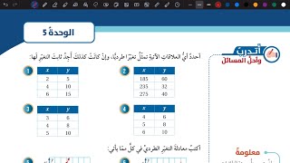 حل أسئلة درس التغير الطردي | رياضيات سابع المنهاج الأردني الجديد