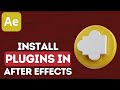 How to Install Plugins Adobe After Effects  Adobe After Effects Tutorial