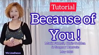 Tutorial : Because of You ! linedance