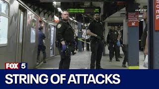 NYC subway crime: 5 stabbed, slashed in less than a week