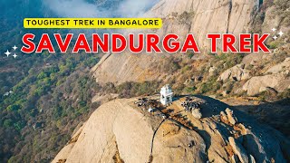 I went to toughest trek in Bangalore | Savandurga Trek | nikamma