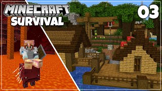 The Perfect Mine Entrance and Docks - Minecraft 1.16 Survival Let's Play | Episo