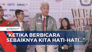 Pasca Debat, Begini Pernyataan Ganjar Soal Cecar Data Pertahanan RI