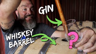 what happens to GIN in a WHISKEY BARREL???