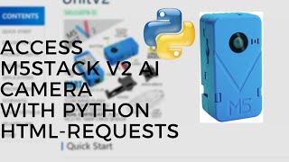 Python HTML リクエストで m5Stack untv2 AI カメラにアクセス | #149 (ハロウィンAI #1)