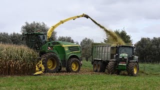 John Deere 8600i - Loonw. Meganck-Haenebalcke - mais hakselen