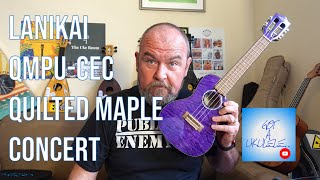 Got A Ukulele Reviews - Lanikai QMPU-CEC Quilted Maple Concert - 4K