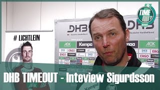 DHB TIMEOUT - Interview Dagur Sigurdsson
