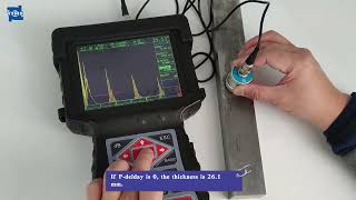 TUD500 ULTRASONIC FLAW DETECTOR 2-  HOW TO FIND A DEFECT