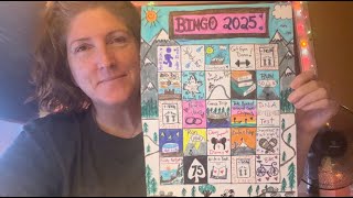 2025 Bingo Card Vision Board