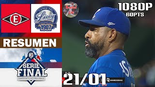 Resumen: Tigres del Licey vs Leonés del Escogido Juego 2 | Serie Final (21/01/2025)