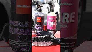 Comprehensive clean and shine with the updated MaxShine Wheel \u0026 Tire Kit #detailing #wheelcleaning