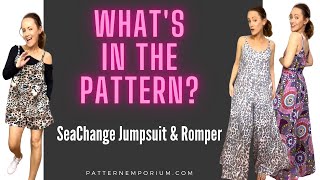 WHAT'S IN THE PATTERN | SeaChange Jumpsuit & Playsuit Sewing Pattern